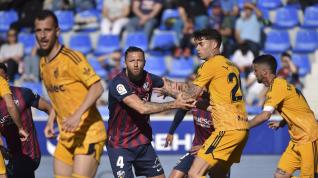 David Timor, en el duelo contra la Ponferradina de la pasada temporada.