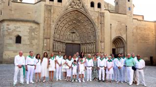 Acto institucional en el Ayuntamiento de Huesca