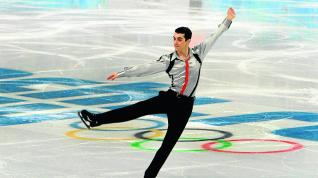 El patinador Javier Fernández, en los Juegos Olímpicos de Sochi, en 2014.