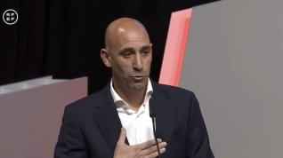 Rubiales durante la Asamblea de la RFEF el pasado viernes.