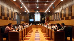 Fotografía de un pleno del Ayuntamiento en este mandato.