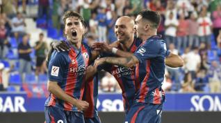 Javi Martínez, celebrando el gol anotado contra el Mirandés durante la jornada anterior.