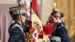 Jura de bandera de Leonor.
