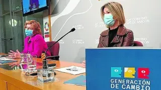 María Victoria Broto y Noelia Carbó presentan el “Plan del Mayor. Generación de cambio”.