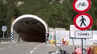 Paso fronterizo del túnel de Bielsa abierto para el tránsito de vehículos.