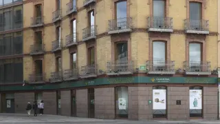 Sede de Caja Rural de Aragón en Huesca.