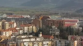 Vista panorámica de la localidad de Sabiñánigo.