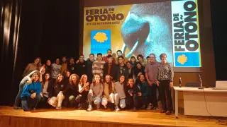 Estudiantes de la Facultad Veterinaria Zaragoza presentaron casos clínicos en la antesala de la Feria de Otoño de Biescas.