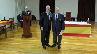 José Gracia Charte ha sido homenajeado por la Hermandad de Veteranos.