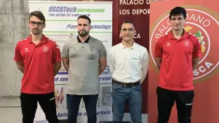 Pablo Casterad, Lucas Calvo, Miguel Ángel Ramos y Francisco Rubio.