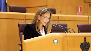 Ana Alós: "El PSOE quiere acabar con la representación legislativa territorial del Senado"