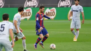 Messi, que ha sido baja ante el Eibar, regresará a la competición en Huesca