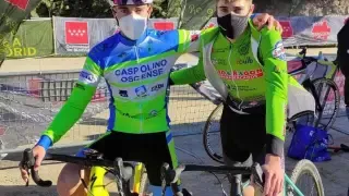 Podios en ciclocross para Zaera y López