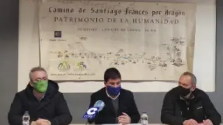 Nuevo impulso a la mejora de la seguridad en el tramo aragonés del Camino de Santiago, camino francés