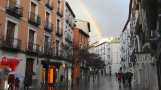 Arcoíris en el Coso Alto de Huesca