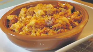 Las migas, uno de los mejores platos que se pueden pedir en un restaurante de la provincia de Huesca.