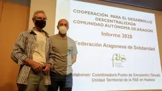 La Federación Aragonesa de Solidaridad presentó el informe a la ciudadanía oscense.