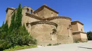 Monasterio de Villanueva de Sijena en la comarca de los Monegros