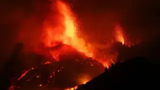 La erupción comenzó este domingo pasadas las tres de la tarde en la isla de La Palma