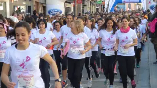En la ultima edición en 2019 participaron 1.200 mujeres CARRERA CANCER BARBASTRO