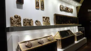 Bienes expuestos hasta ahora en el Monasterio de Sijena para ser visitados