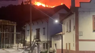 Incendio en Sigües