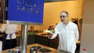 Carmelo Bosque, chef del Lillas, en una acción formativa.