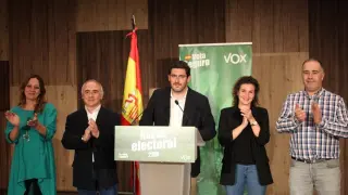 Nolasco, durante su intervención en Teruel.