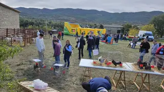 Celebración de la Fira de San Martín en Lascuarre.