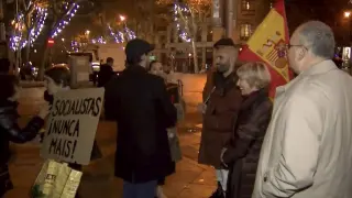 Protesta en Ferraz esta Nochevieja