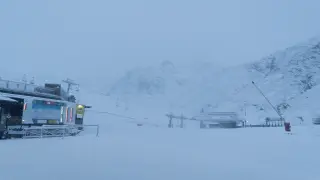 La nieve tiñe de blanco la provincia