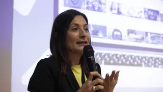 Patricia Heredia, durante su intervención.