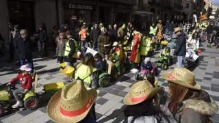 Minitractorada en Huesca: por el futuro del campo