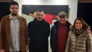Inauguración de la exposición retrospectiva de Adolfo Ramón en Graus.