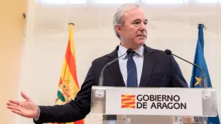 El presidente del Gobierno de Aragón, Jorge Azcón.