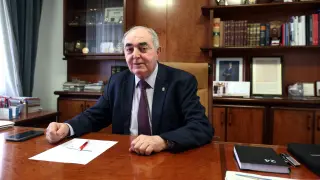 Manuel Rodríguez Chesa, presidente de la Cámara de Comercio de Huesca.