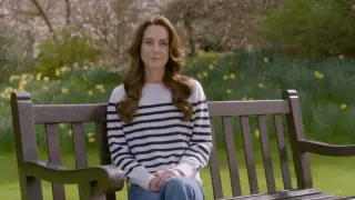 La princesa de Gales en una imagen del vídeo en el que ha anunciado su enfermedad.