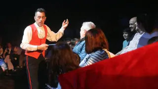 Fofito triunfa en Huesca con su espectáculo ‘Viva el circo’