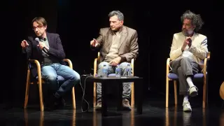 Javier Olivera, Alberto Gabarre y Raúl Usieto, “Pecker”.