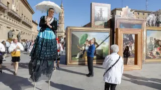 Zaragoza está celebrando las III Fiestas Goyescas, sumergiéndose en las historia y la obra de Francisco de Goya con diversas actividades este domingo en la Plaza de El Pilar