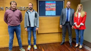 Luis Terrés, Joaquín Fontán, Sergio Serra y Tania Solans han presentado el campeonato esta mañana en la DPH.