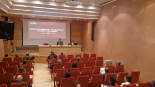 El director general de Comercio, Ferias y Artesanía del Gobierno de Aragón, Javier Camo, ha presidido el encuentro.