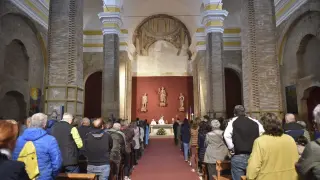 Eucaristía durante la Romería a Loreto.