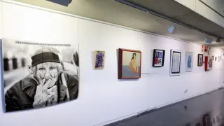 Algunas de las obras de la exposición.