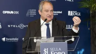 El ministro de Industria, Jordi Hereu, interviene durante la segunda edición de Foro Sella 2024