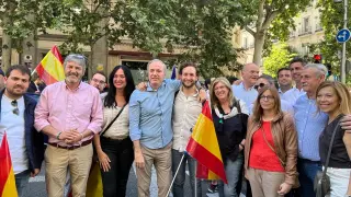 Representación del PP aragonés y altoaragonés en Madrid.
