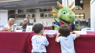 Dragonés en la Feria del Libro de Huesca