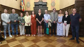 Encuentro institucional España- Francia con representantes de ambos países con motivo del Festival Internacional de Cine de Huesca.