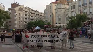 Manifestación por el Orgullo LGTBIQ+ en Huesca
