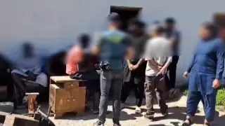 Imagen de la Operación Preseco, saldada con cuatro detenidos por tráfico de personas en Castillonroy.